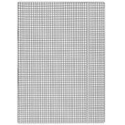 Kartónový obal s gumičkou DONAU biele káro