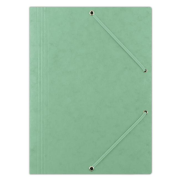 Prešpánový obal s gumičkou DONAU zelený