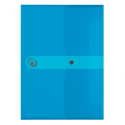 Plastový obal A4 s cvočkom Herlitz Easy Orga priehľadný modrý