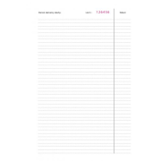 Stavebný denník A4 158 listov číslovaný