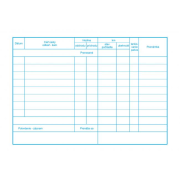 Evidencia prevádzky osobn.motor.vozidla A5 60 listov