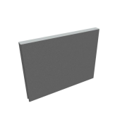 Paraván na plochu stola Akustik, 60 cm, sv.sivý