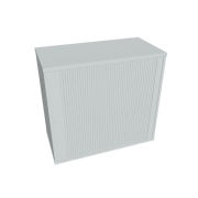 Prídavná skriňa k stolu Hobis, zámok, P, 80x75,5x40 cm, sivá