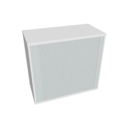 Prídavná skriňa k stolu Hobis, zámok, P, 80x75,5x40 cm, biela