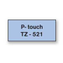 Samolepiaca páska Brother TZe-521 9 mm modrá/čierna