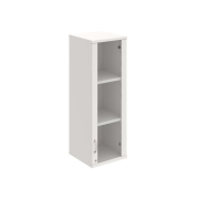 Policová skriňa Strong, zámok, P,horná, 40x115,2x40 cm, biela/biela