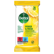 DETTOL antibakteriálne obrúsky na povrchy 36ks - Citrón&Limetka