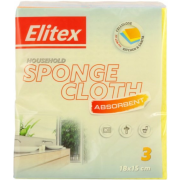 ELITEX Utierka hubková 3ks