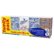 LINTEO hygienické vreckovky satin 3 vr 15ks