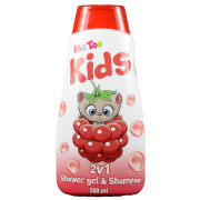 MeToo sprchový gél a šampón 2v1 500ml Raspberry Kitten