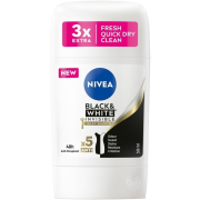 NIVEA stick 40ml Black and White Smooth