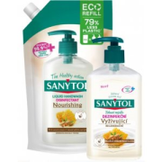 SANYTOL tekuté mydlo DUO 250+500ml vyživujúce