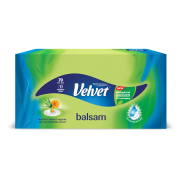 VELVET kozmetické obúsky Balsam 70ks 3 vrstvové