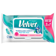 VELVET vlhčený toaletný papier Intima 48ks