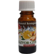 Vonný olej 10ml Zázvor-citrón