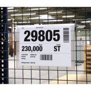 Závesné vrecko s drôteným vešiakom a klopou na šírku A4, 50ks, transparentné Vrecko na dokumenty z