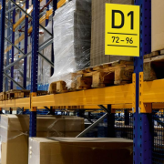 Magnetické značenie uličky A4, na výšku, transparentné Magnetické značenie uličky