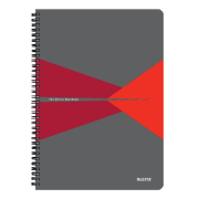 Blok Leitz Office Card A4 90 listov linajkový červený