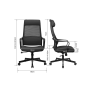 Kancelárske kreslo Faro, čierna