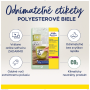 Etikety polyesterové veľmi odolné 45,7x21,2mm Avery A4 biele odnímateľné 20 hárkov