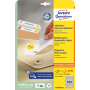 Etikety univerzálne odnímateľné 25,4x10mm Avery A4 25+5 hárkov