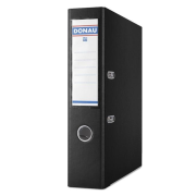 Zakladač pákový DONAU Premium-S, kartón/PP, A4/75 mm, čierny