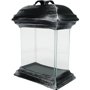 Kahanec sklo ADMIT Katedrála strieborná 26cm