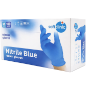 Rukavice nitril nepúdrované M, 100ks