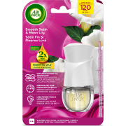 AIR WICK Electric osviežovač 19ml komplet Jemný satén a mesačná ľalia