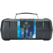 DOVE darčeková kazeta Clean Comfort + Kufrík na náradie (Sprchový gél 250ml + Deo sprej 150ml + Deo