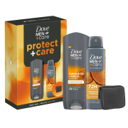 DOVE darčeková kazeta Sandalwood (Sprchový gél Sandalwood&Vanilla 400ml + Deo sprej 150ml Sandalwood