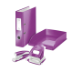 Zakladač pákový Leitz 180° Active WOW 6,5cm purpurový