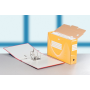 Archívny box Esselte 100mm žltý/biely