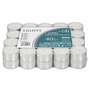 BISPOL Čajové sviečky 40ks