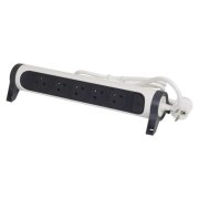 Predlžovací kábel Legrand otočný s 5 zásuvkami s vypínačom 1,5m