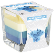 BISPOL sviečka sklo 170g Antitabak