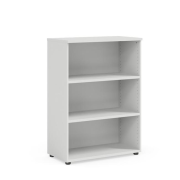 Policová skriňa BASIC, otvorená, 80x40x111,7cm, biela