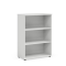 Policová skriňa BASIC, otvorená, 80x40x111,7cm, biela