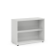 Policová skriňa BASIC, otvorená 100x40x75,3cm, biela