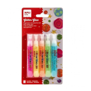 Lepidlo glitrové 13g neónové farby 5ks