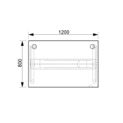 Pracovný stôl Motion, PO, 3S, 120x61 - 128x80 cm, orech/biela