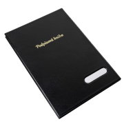 Podpisová kniha plastová 14 KARTON PP čierna