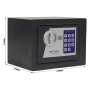 Nábytkový sejf Jupiter 1 EL, elektronický, antracit